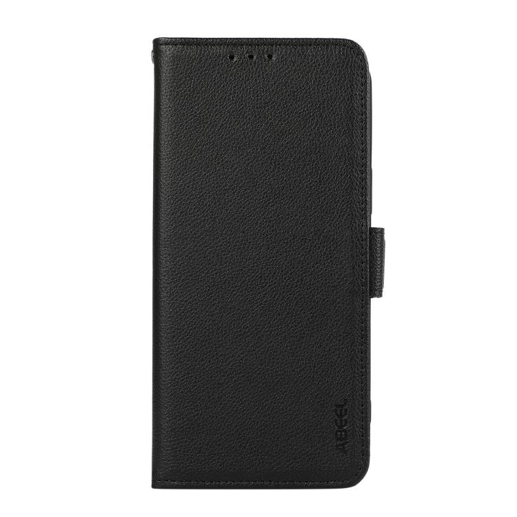 Custodia per telefono ABEEL in pelle con motivo litchi e chiusura magnetica laterale, con protezione RFID., For Samsung Galaxy A17/A18 5G, For Samsung Galaxy A57 5G, For Samsung Galaxy A37 5G, For Samsung Galaxy A27 5G