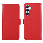 Custodia per telefono ABEEL in pelle con motivo litchi e chiusura magnetica laterale, con protezione RFID., For Samsung Galaxy A17/A18 5G, For Samsung Galaxy A57 5G, For Samsung Galaxy A37 5G, For Samsung Galaxy A27 5G
