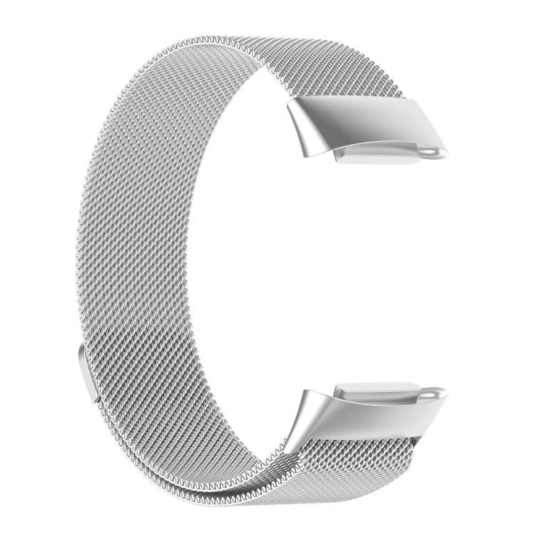 Cinturino magnetico in metallo milanese per Fitbit Charge 5 xDfind, S, L