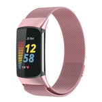 Cinturino magnetico in metallo milanese per Fitbit Charge 5 xDfind, S, L