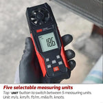 Strumento portatile ad alta precisione per la misurazione della velocità del vento e del volume del vento TRSI TA640A, TA640A