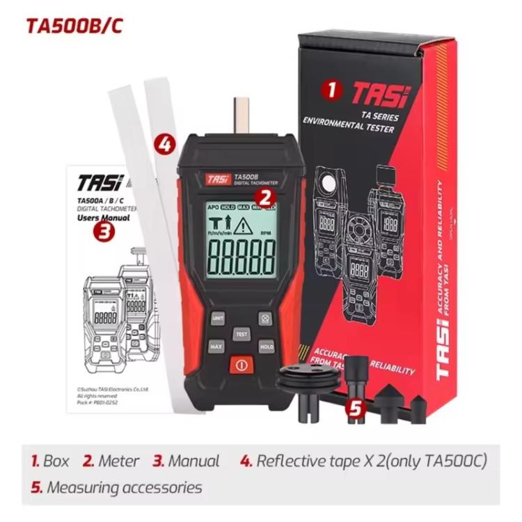 Tachimetro laser digitale TASI TA500B misurazione contatto