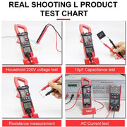 Pinza amperometrica TRSI TA8315A ad alta precisione per tensione e corrente alternata e continua., TA8315A