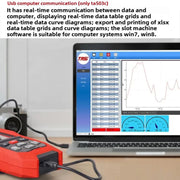 Misuratore di velocità portatile con display digitale e tachimetro laser, TASI Non-contact, TASI Contact, TASI Contact and Non-contact Dual Use