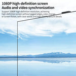 Q50 Leather Texture Wireless HDMI Video Transmitter and Receiver Extender Adapter, Leather Texture