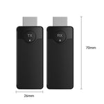 Q50 Vertical Texture Wireless HDMI Video Transmitter and Receiver Extender Adapter, Vertical Texture