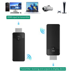 Q50 Vertical Texture Wireless HDMI Video Transmitter and Receiver Extender Adapter, Vertical Texture