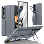 Custodia per telefono con cornice e cinturino integrati per obiettivo e pellicola protettiva., For Samsung Galaxy Z Fold5, For Samsung Galaxy Z Fold4