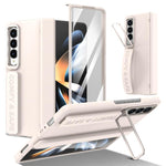 Custodia per telefono con cornice e cinturino integrati per obiettivo e pellicola protettiva., For Samsung Galaxy Z Fold5, For Samsung Galaxy Z Fold4