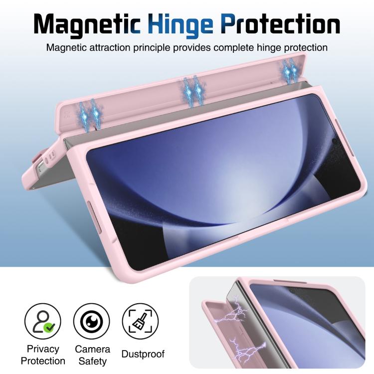 Custodia per telefono con cornice e cinturino integrati per obiettivo e pellicola protettiva., For Samsung Galaxy Z Fold5, For Samsung Galaxy Z Fold4