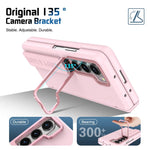 Custodia per telefono con cornice e cinturino integrati per obiettivo e pellicola protettiva., For Samsung Galaxy Z Fold5, For Samsung Galaxy Z Fold4
