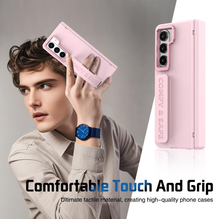 Custodia per telefono con cornice e cinturino integrati per obiettivo e pellicola protettiva., For Samsung Galaxy Z Fold5, For Samsung Galaxy Z Fold4