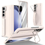 Custodia per telefono con cornice e cinturino integrati per obiettivo e pellicola protettiva., For Samsung Galaxy Z Fold5, For Samsung Galaxy Z Fold4