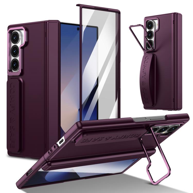 Custodia per telefono con cornice e cinturino integrati per obiettivo e pellicola protettiva., ForGalaxy Z Fold8 5G, For Galaxy Z Fold8 Ultra 5G, For Samsung Galaxy Z Fold7, For Samsung Galaxy Z Fold6
