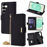 Custodia per telefono in pelle con catena a tracolla, For Samsung Galaxy S25+ 5G, For Samsung Galaxy S25 Ultra 5G