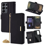 Custodia per telefono in pelle con catena a tracolla, For Samsung Galaxy S25+ 5G, For Samsung Galaxy S25 Ultra 5G