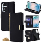 Custodia per telefono in pelle con catena a tracolla, For Samsung Galaxy S26+ 5G, For Samsung Galaxy S26 Ultra 5G, For Samsung Galaxy S26 5G, For Samsung Galaxy S25 5G