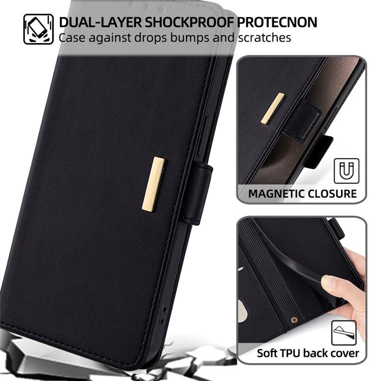 Custodia per telefono in pelle con catena a tracolla, For Samsung Galaxy S26+ 5G, For Samsung Galaxy S26 Ultra 5G, For Samsung Galaxy S26 5G, For Samsung Galaxy S25 5G
