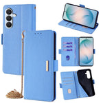 Custodia per telefono in pelle con catena a tracolla, For Samsung Galaxy S26+ 5G, For Samsung Galaxy S26 Ultra 5G, For Samsung Galaxy S26 5G, For Samsung Galaxy S25 5G