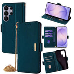 Custodia per telefono in pelle con catena a tracolla, For Samsung Galaxy S26+ 5G, For Samsung Galaxy S26 Ultra 5G, For Samsung Galaxy S26 5G, For Samsung Galaxy S25 5G