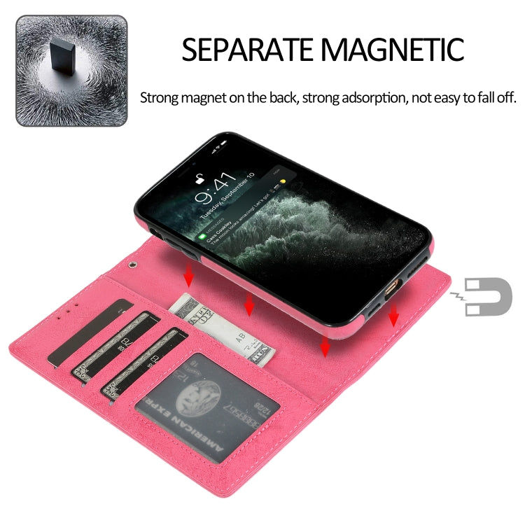 Custodia magnetica 2 in 1 per iPhone 12 Pro Max