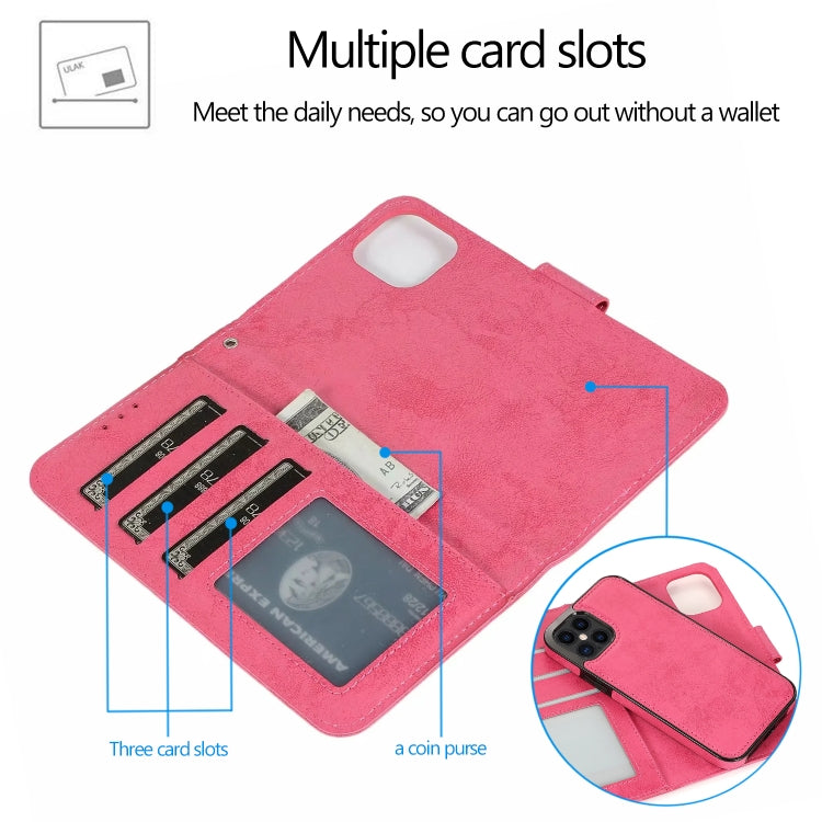 Custodia magnetica 2 in 1 per iPhone 12 Pro Max