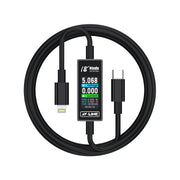 Cavo dati di ricarica con rilevamento intelligente AV-Line Pro da 1,2 m, compatibile con 18 tipi di dispositivi., Type-C to  8 Pin, Type-C to Type-C