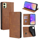 Custodia magnetica per telefono in pelle con texture mucca, For Samsung Galaxy S25 5G, For Samsung Galaxy S25+ 5G, For Samsung Galaxy S25 Ultra 5G, For Samsung Galaxy A05 4G