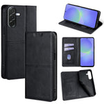 Custodia magnetica per telefono in pelle con texture mucca, For Galaxy A57 5G, For Galaxy A37 5G, For Samsung Galaxy A17 5G, For Samsung Galaxy A36 5G