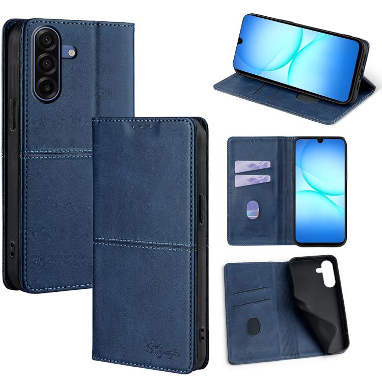 Custodia magnetica per telefono in pelle con texture mucca, For Galaxy A57 5G, For Galaxy A37 5G, For Samsung Galaxy A17 5G, For Samsung Galaxy A36 5G
