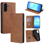 Custodia magnetica per telefono in pelle con texture mucca, For Galaxy A57 5G, For Galaxy A37 5G, For Samsung Galaxy A17 5G, For Samsung Galaxy A36 5G