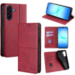 Custodia magnetica per telefono in pelle con texture mucca, For Galaxy A57 5G, For Galaxy A37 5G, For Samsung Galaxy A17 5G, For Samsung Galaxy A36 5G