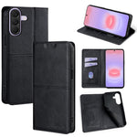 Custodia magnetica per telefono in pelle con texture mucca, For Galaxy A57 5G, For Galaxy A37 5G, For Samsung Galaxy A17 5G, For Samsung Galaxy A36 5G