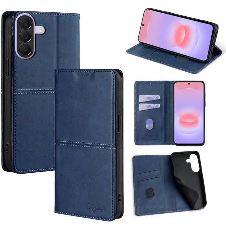 Custodia magnetica per telefono in pelle con texture mucca, For Galaxy A57 5G, For Galaxy A37 5G, For Samsung Galaxy A17 5G, For Samsung Galaxy A36 5G