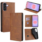 Custodia magnetica per telefono in pelle con texture mucca, For Galaxy A57 5G, For Galaxy A37 5G, For Samsung Galaxy A17 5G, For Samsung Galaxy A36 5G