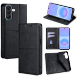Custodia magnetica per telefono in pelle con texture mucca, For Galaxy A57 5G, For Galaxy A37 5G, For Samsung Galaxy A17 5G, For Samsung Galaxy A36 5G