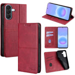 Custodia magnetica per telefono in pelle con texture mucca, For Galaxy A57 5G, For Galaxy A37 5G, For Samsung Galaxy A17 5G, For Samsung Galaxy A36 5G