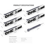 18 tipi di cacciavite magnetico di precisione super resistente, A Pentalobe, B Phillips, C External Cross, D Tri-Wing, E Allen