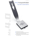 Kit di 18 tipi di lame per la rimozione della colla dai chip CPU NAND, pulizia e riparazione, 18 Kinds 2+5