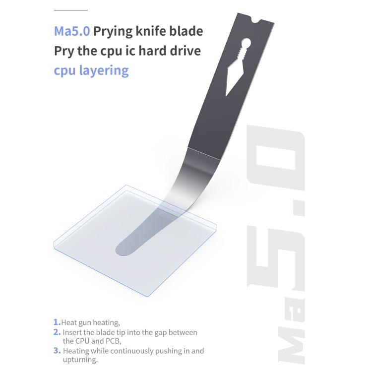 Kit di 18 tipi di lame per la rimozione della colla dai chip CPU NAND, pulizia e riparazione, 18 Kinds 2+5