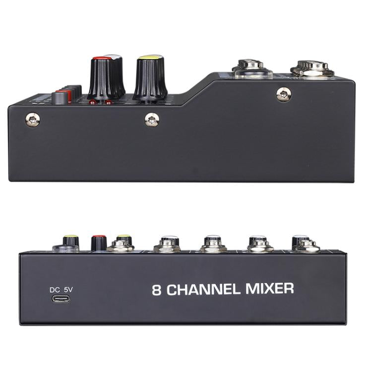 Mixer audio TEYUN Q48 8 canali con riverbero