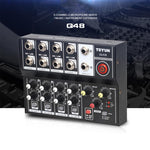 Mixer audio TEYUN Q48 8 canali con riverbero