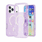 Custodia magnetica per telefono MagSafe in stile Terminator con glitter in polvere., For iPhone 18 Pro / 17 Pro, For iPhone 18 Pro Max / 17 Pro Max, For iPhone 17