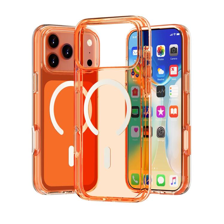 Custodia magnetica per telefono MagSafe in stile Terminator con glitter in polvere., For iPhone 18 Pro / 17 Pro, For iPhone 18 Pro Max / 17 Pro Max, For iPhone 17