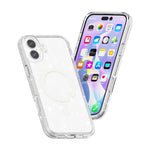 Custodia magnetica per telefono MagSafe in stile Terminator con glitter in polvere., For iPhone Air