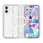 Custodia magnetica per telefono MagSafe in stile Terminator con glitter in polvere., For iPhone Air