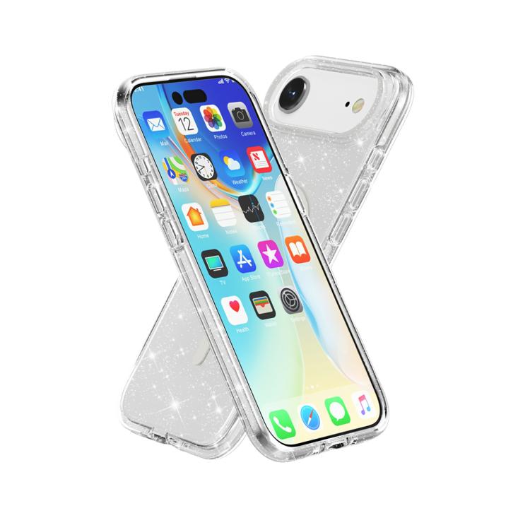 Custodia magnetica per telefono MagSafe in stile Terminator con glitter in polvere., For iPhone Air