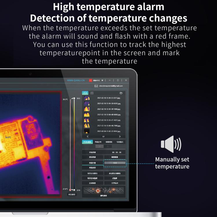 Telecamera termografica a infrarossi 3D QianLi Super Cam Y con funzione di analisi., QianLi Super Cam Y
