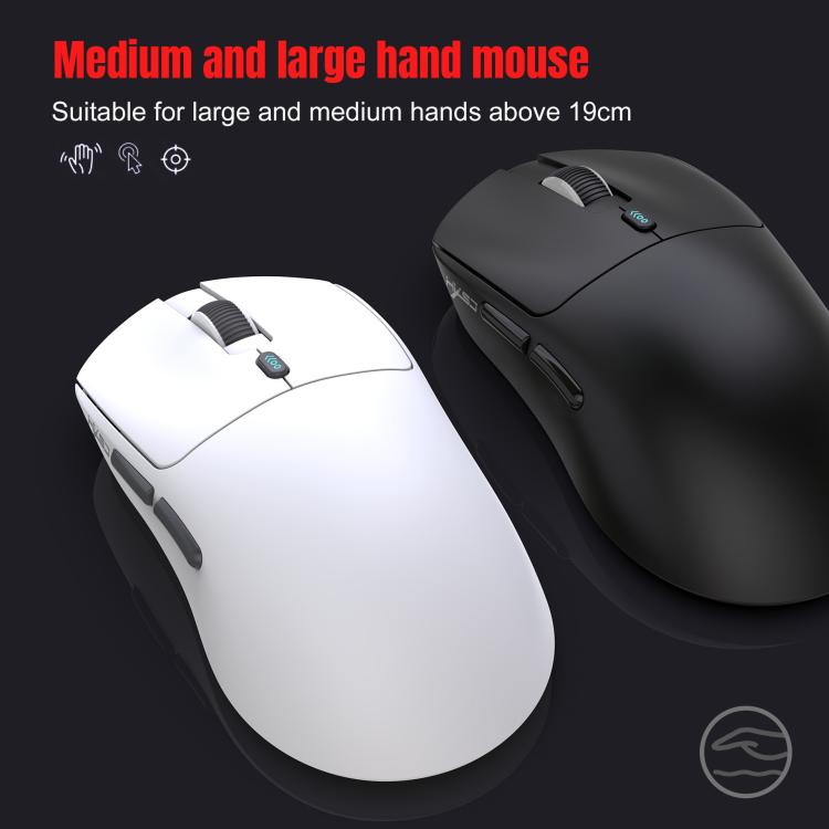 HXSJ T68 3 Modes Wired 2.4G BT5.1 Wireless Lightweight Gaming Mouse, T68