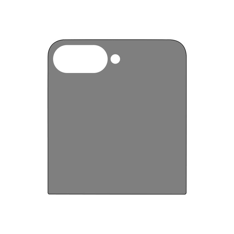 Pellicola protettiva per schermo posteriore con copertura completa e angolo di visione di 28 gradi per la privacy., For Samsung Galaxy Z Flip7 5G